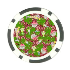 Ice Cream Tropical Pattern Poker Chip Card Guard by snowwhitegirl