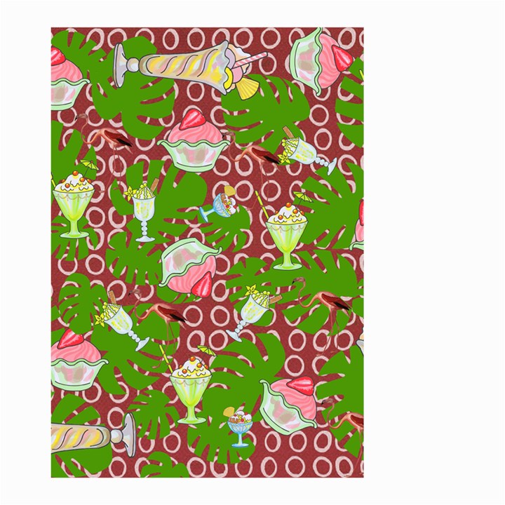 Ice Cream Tropical Pattern Small Garden Flag (Two Sides)