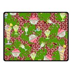 Ice Cream Tropical Pattern Double Sided Fleece Blanket (Small)  45 x34  Blanket Front