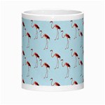 Flamingo Pattern Blue Morph Mugs Center