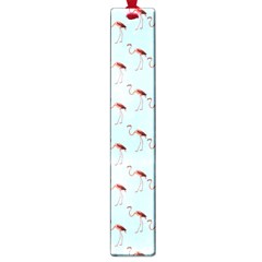 Flamingo Pattern Blue Large Book Marks by snowwhitegirl