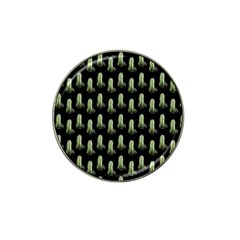 Cactus Black Pattern Hat Clip Ball Marker by snowwhitegirl