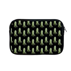 Cactus Black Pattern Apple Macbook Pro 13  Zipper Case by snowwhitegirl