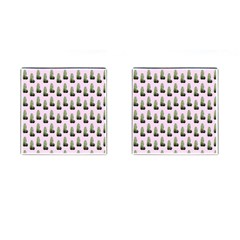 Cactus Pink Pattern Cufflinks (square) by snowwhitegirl