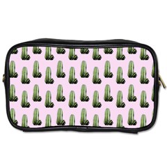 Cactus Pink Pattern Toiletries Bag (one Side) by snowwhitegirl