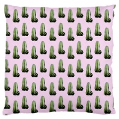 Cactus Pink Pattern Standard Flano Cushion Case (two Sides) by snowwhitegirl