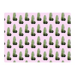 Cactus Pink Pattern Double Sided Flano Blanket (mini)  by snowwhitegirl