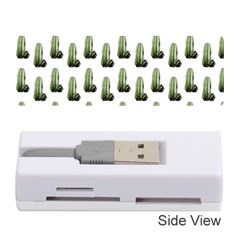 Cactus White Pattern Memory Card Reader (stick) by snowwhitegirl