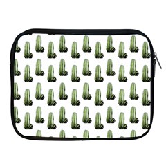 Cactus White Pattern Apple Ipad 2/3/4 Zipper Cases by snowwhitegirl