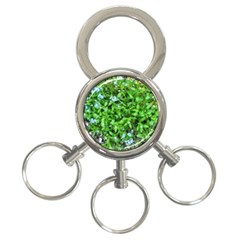 Forget Me Not 3-ring Key Chain by Riverwoman