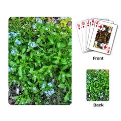 Forget Me Not Playing Cards Single Design (rectangle) by Riverwoman