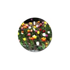 Tulips  Golf Ball Marker by Riverwoman