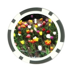 Tulips  Poker Chip Card Guard by Riverwoman