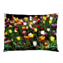 Tulips  Pillow Case (two Sides) by Riverwoman