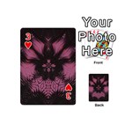 Glitch Art Grunge Distortion Playing Cards 54 Designs (Mini) Front - Heart3