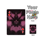 Glitch Art Grunge Distortion Playing Cards 54 Designs (Mini) Front - Heart4