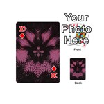 Glitch Art Grunge Distortion Playing Cards 54 Designs (Mini) Front - Diamond10