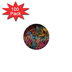 Oil Paint 1  Mini Buttons (100 Pack)  by Bajindul