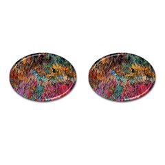 Oil Paint Cufflinks (oval) by Bajindul