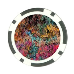 Oil Paint Poker Chip Card Guard by Bajindul