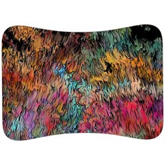 Oil Paint Velour Seat Head Rest Cushion by Bajindul