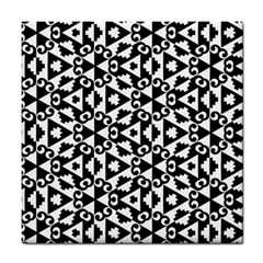 Geometric Tile Background Tile Coasters by Bajindul