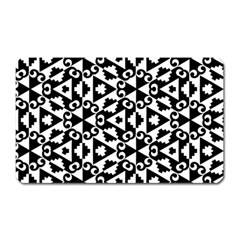 Geometric Tile Background Magnet (rectangular) by Bajindul