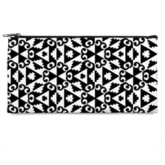 Geometric Tile Background Pencil Cases by Bajindul