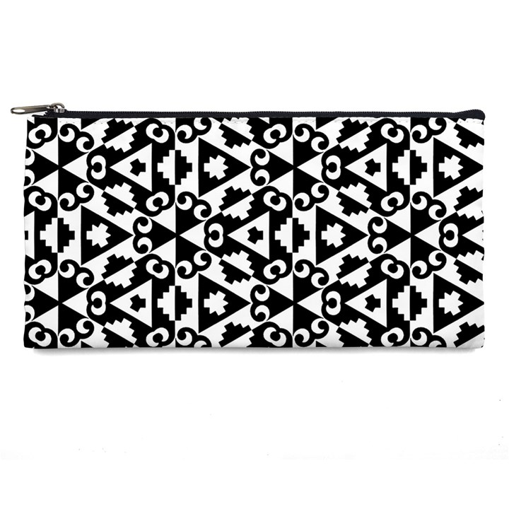 Geometric Tile Background Pencil Cases