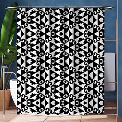 Geometric Tile Background Shower Curtain 60  X 72  (medium)  by Bajindul