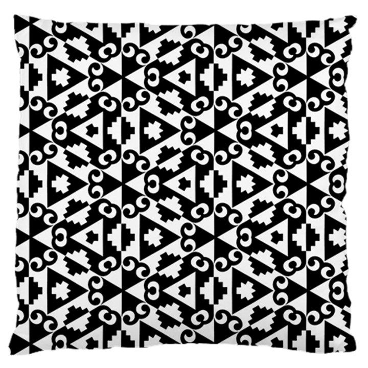 Geometric Tile Background Large Cushion Case (One Side)