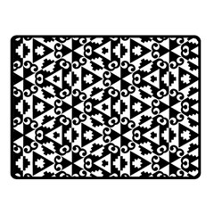 Geometric Tile Background Double Sided Fleece Blanket (small)  by Bajindul