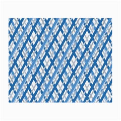 Geometric Overlay Blue Small Glasses Cloth (2 Sides) by Bajindul