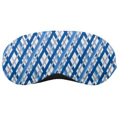 Geometric Overlay Blue Sleeping Mask by Bajindul