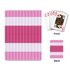 Fabric Geometric Texture Playing Cards Single Design (rectangle) by Bajindul