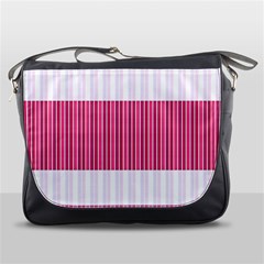 Fabric Geometric Texture Messenger Bag by Bajindul