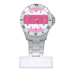 Fabric Geometric Texture Plastic Nurses Watch