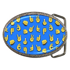 Emojis Hands Fingers Belt Buckles by Bajindul