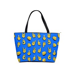 Emojis Hands Fingers Classic Shoulder Handbag by Bajindul