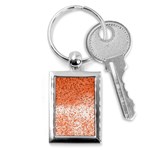 Scrapbook Orange Shades Key Chain (Rectangle) Front