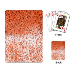 Scrapbook Orange Shades Playing Cards Single Design (rectangle)