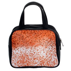 Scrapbook Orange Shades Classic Handbag (two Sides)