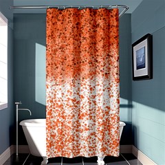 Scrapbook Orange Shades Shower Curtain 36  X 72  (stall) 