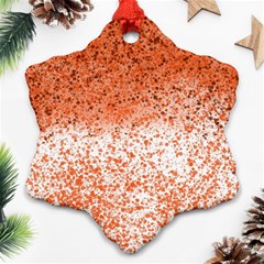 Scrapbook Orange Shades Ornament (snowflake) by HermanTelo