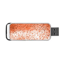 Scrapbook Orange Shades Portable Usb Flash (two Sides)