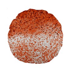 Scrapbook Orange Shades Standard 15  Premium Round Cushions