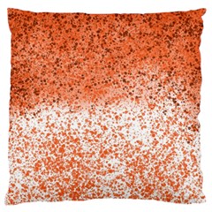 Scrapbook Orange Shades Large Flano Cushion Case (two Sides)