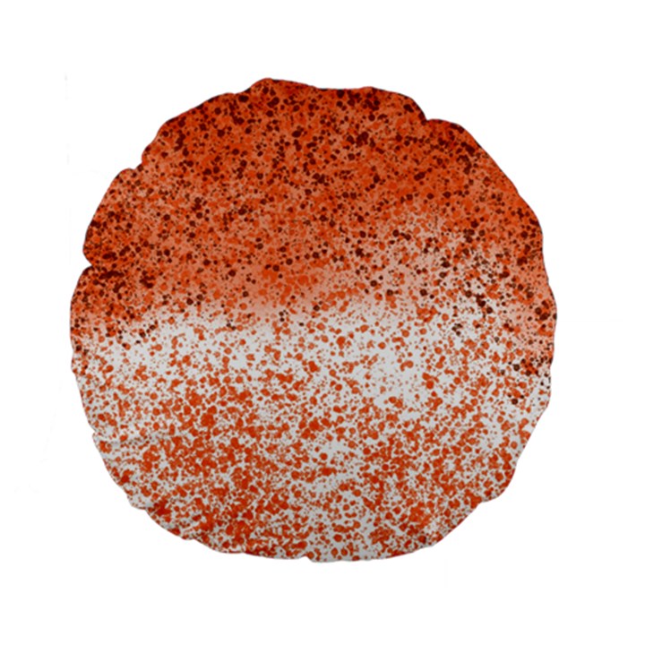 Scrapbook Orange Shades Standard 15  Premium Flano Round Cushions