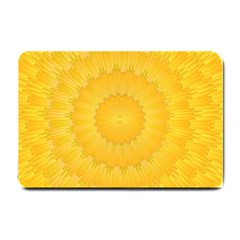 Wave Lines Yellow Small Doormat 