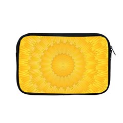 Wave Lines Yellow Apple Macbook Pro 13  Zipper Case by HermanTelo